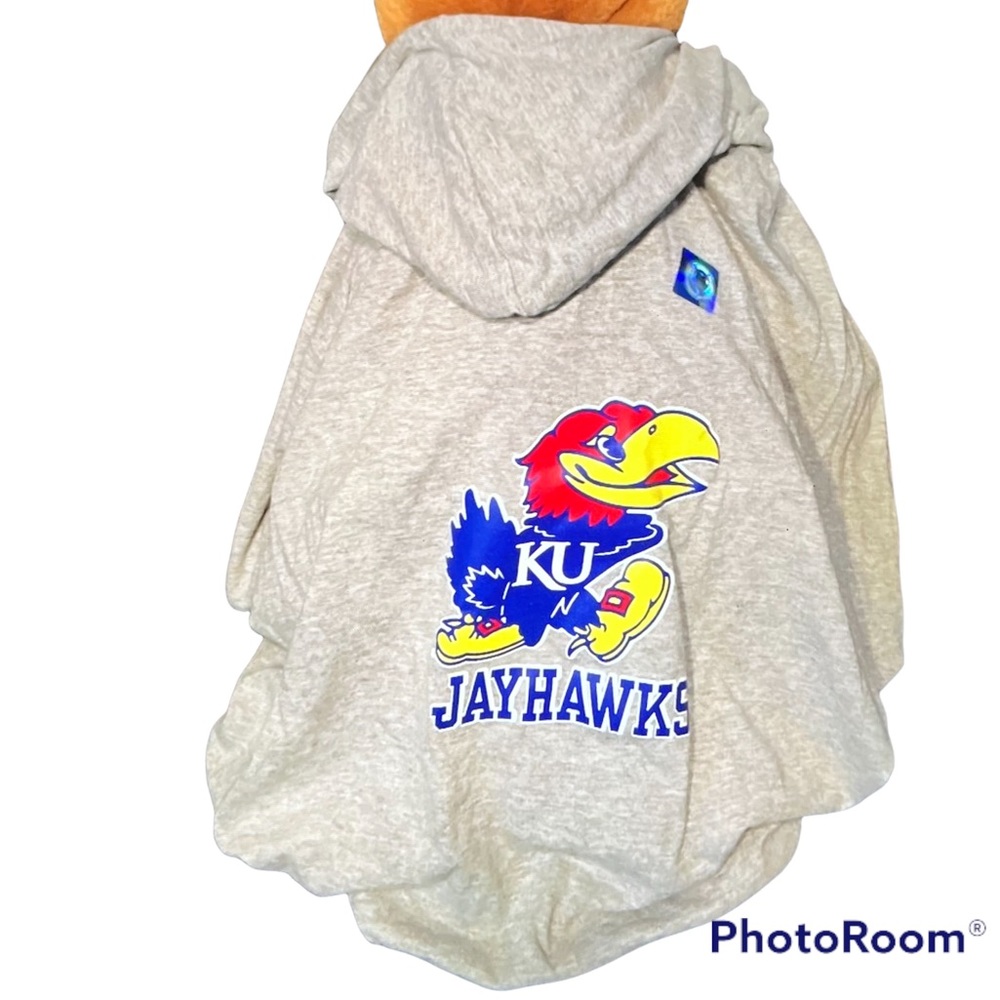 NWOT KU JAYHAWK HOODIE FOR PETS SIZE 5XL - 32"
